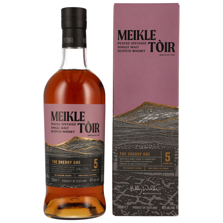 Meikle Tòir 5 Jahre - The Sherry One - Heavily Peated GlenAllachie